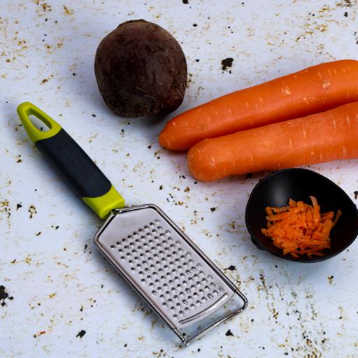 display image 3 for product Royalford Stainless Steel Grater With Abs Handle - Grater/Slicer For Vegetables Cheese Chocolate