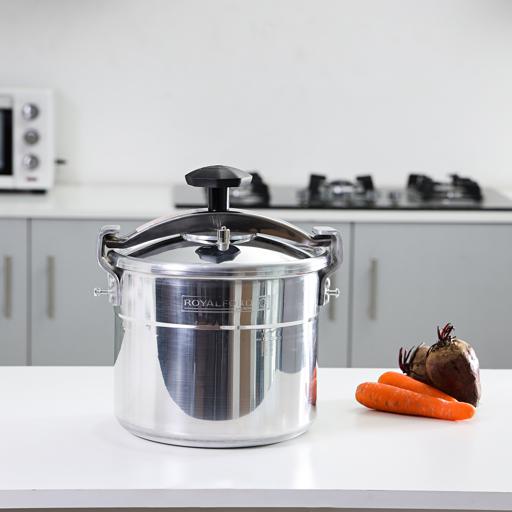 display image 3 for product Royalford 11L Aluminium Pressure Cooker - Lightweight & Durable Home Kitchen Pressure Cooker