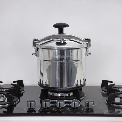 display image 1 for product Royalford 11L Aluminium Pressure Cooker - Lightweight & Durable Home Kitchen Pressure Cooker