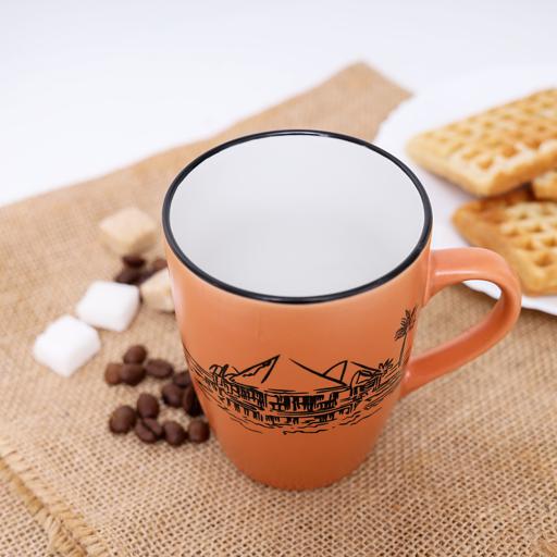 display image 4 for product Royalford Reusable Stoneware Coffee Mug 350 Ml- Large Coffee & Tea Mug, Traditional Extra Large Tea