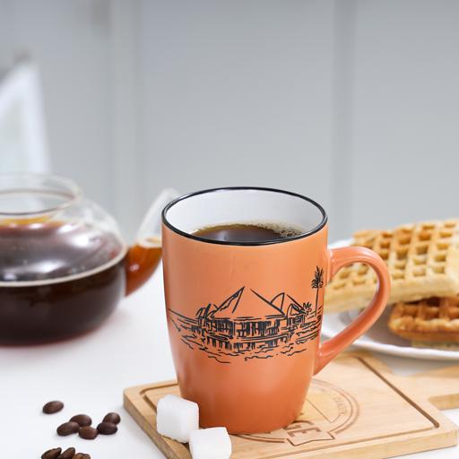 display image 1 for product Royalford Reusable Stoneware Coffee Mug 350 Ml- Large Coffee & Tea Mug, Traditional Extra Large Tea