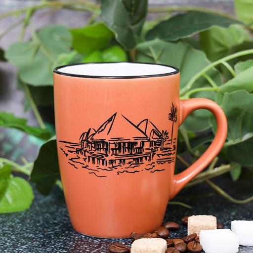 display image 2 for product Royalford Reusable Stoneware Coffee Mug 350 Ml- Large Coffee & Tea Mug, Traditional Extra Large Tea