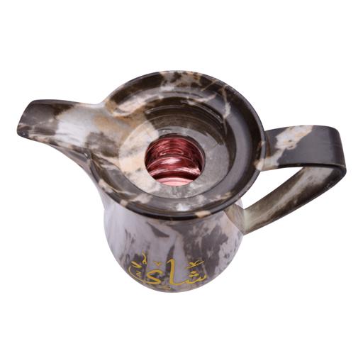 display image 6 for product Royalford 1L+1L 2 Pieces Marble Tea & Cawa Set - Portable & Leak-Resistant Double Wall