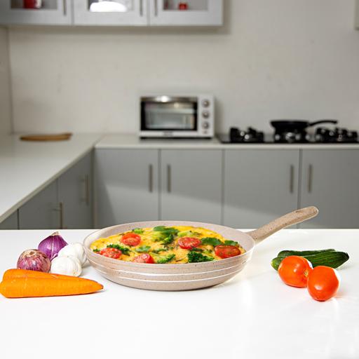 display image 1 for product Royalford Smart Fry Pan With Durable Marble Coating - High-Quality Forged Aluminium Construction