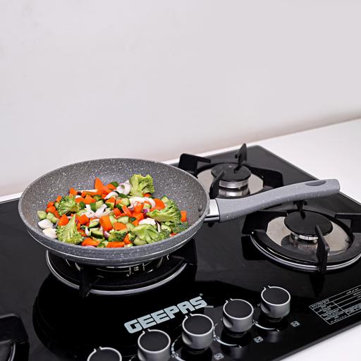 display image 2 for product Royalford Smart Fry Pan With Durable Marble Coating – High-Quality Forged Aluminium Construction