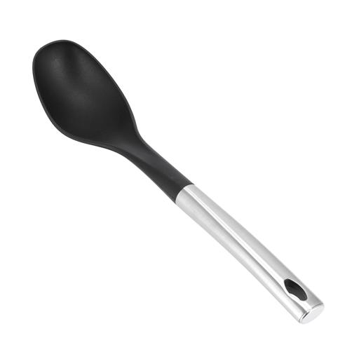 display image 8 for product Royalford Nylon Serving With Stainless Steel Handle - Cooking Spoon With Soft Grip Handle - Dinner