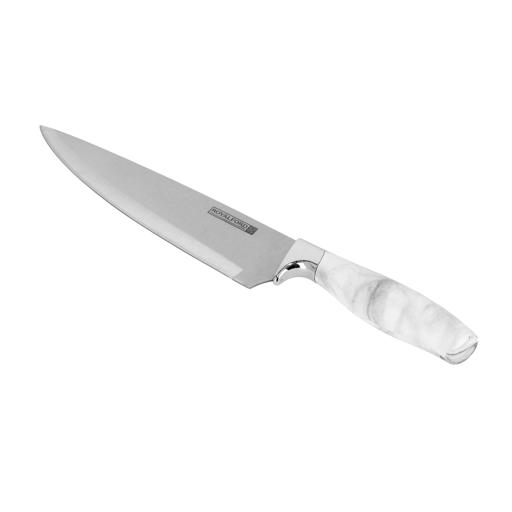display image 0 for product Royalford 8" Marble Designed Chef Knife - All Purpose Small Kitchen Knife Fade Proof - Ultra Sharp