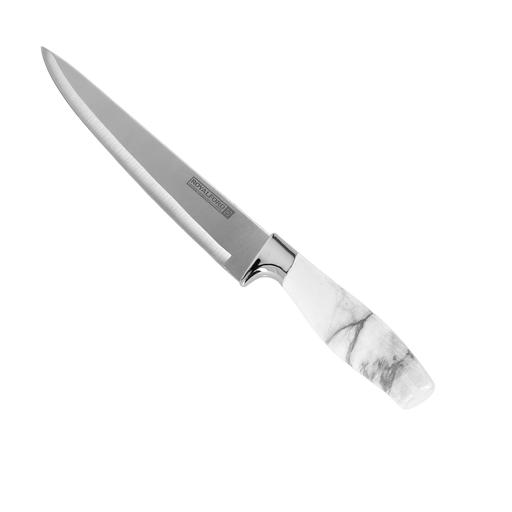 display image 0 for product Royalford 8" Slicer Knife Marble Designed - All-Purpose Kitchen Knife - Ultra Sharp Stainless Steel
