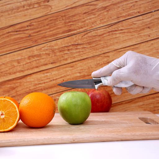display image 3 for product Royalford 3.5" Paring Knife - Sharp Kitchen Knife, 1.6Mm Thick High Stainless Steel Blade Peeling