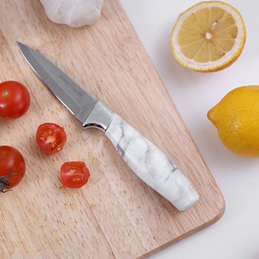 display image 1 for product Royalford 3.5" Paring Knife - Sharp Kitchen Knife, 1.6Mm Thick High Stainless Steel Blade Peeling