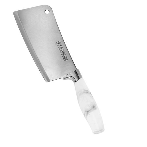 Royalford 7" Marble Designed Cleaver Knife - Razor Sharp Meat Cleaver Stainless Steel Vegetable hero image