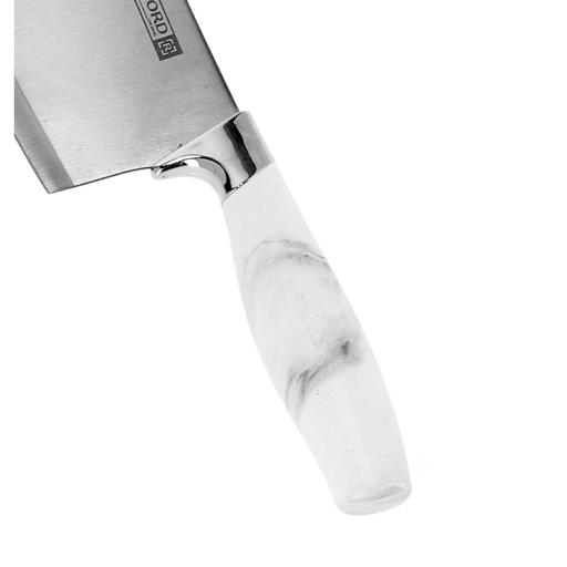 display image 4 for product Royalford 7" Marble Designed Cleaver Knife - Razor Sharp Meat Cleaver Stainless Steel Vegetable