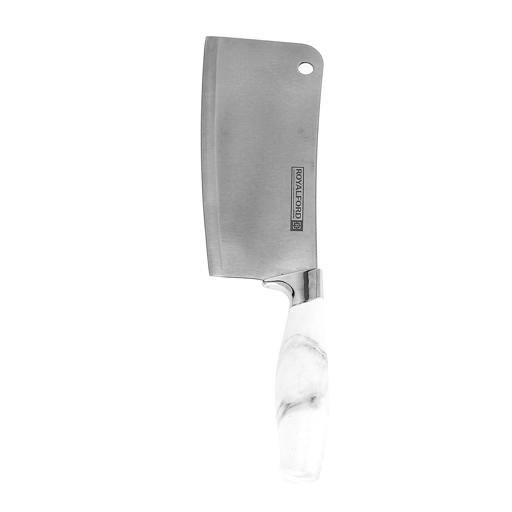 display image 5 for product Royalford 7" Marble Designed Cleaver Knife - Razor Sharp Meat Cleaver Stainless Steel Vegetable