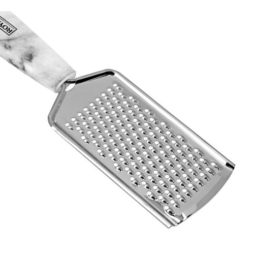 display image 7 for product Royalford Stainless Steel Grater With Marble Designed Handle - Comfortable Design With Hanging Loop