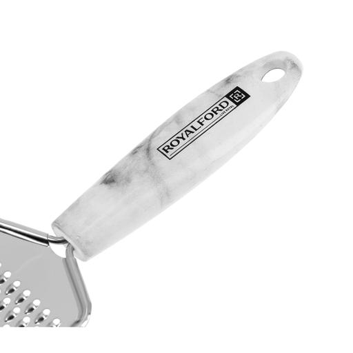 display image 6 for product Royalford Stainless Steel Grater With Marble Designed Handle - Comfortable Design With Hanging Loop