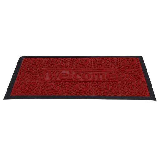 display image 0 for product Royalford Rectangular Door Mat - 45 X 75Cm - Home, Shop Outdoor Rubber Mat None Slip Indoor Safety