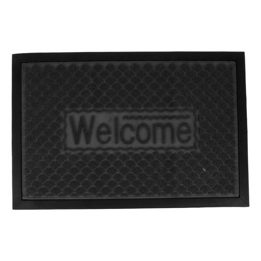 display image 0 for product Royalford Rectangular Door Mat 40*60 Cm - Home, Shop Outdoor Rubber Entrance Mats Anti Fatigue