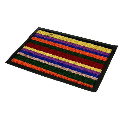 display image 4 for product Royalford Rectangular Door Mat 40*60 Cm - Portable Rectangle Indoor/Outdoor Rubber Entrance Mat