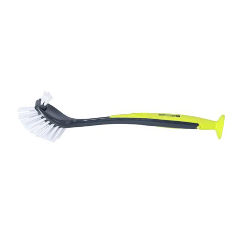 display image 7 for product Royalford Dish Brush - Portable Long Soft Handle Flexible Ergonomic Design With Hanging Hole