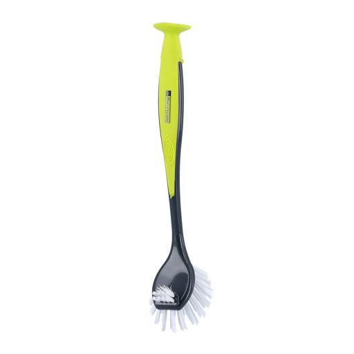 Dish Brush Portable Long Soft Handle Flexible Ergonomic Design