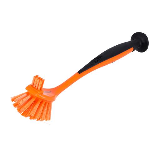 Dish Brush Portable Long Soft Handle Flexible Ergonomic Design