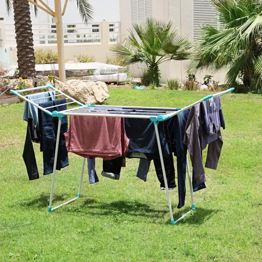 display image 1 for product Royalford Foldable Cloth Dryer 175Cm*108Cm - Portable Multi-Position Arms Space Laundry Durable