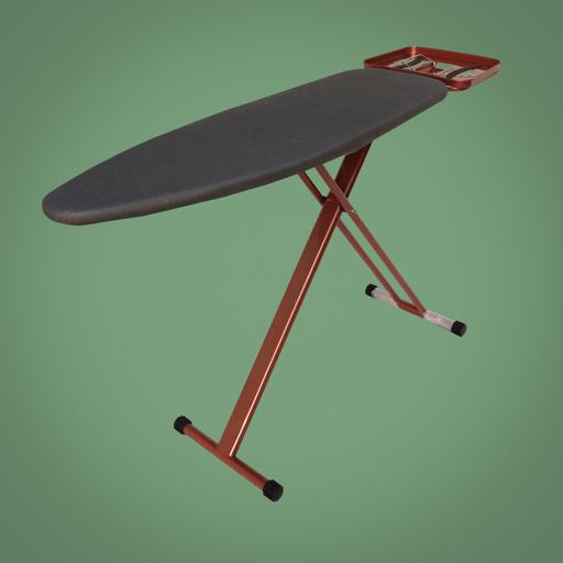 display image 1 for product Royalford Ergo-Wide Pro Ironing Board - Portable, Steam Iron Rest, Heat Resistant Metallic Cover