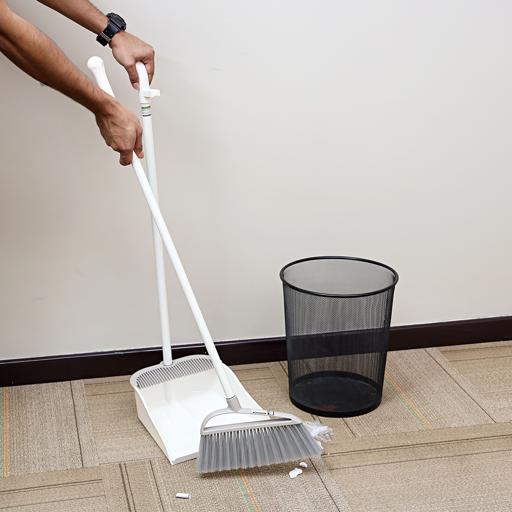 display image 3 for product Royalford Hand Brush & Dustpan 28X16Cm - Hand Broom With Durable Soft Tipped Bristles