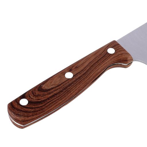 display image 6 for product Royalford 8" Chef Knife With Wooden Finish - All-Purpose Small Kitchen Knife - Ultra Sharp Stainless