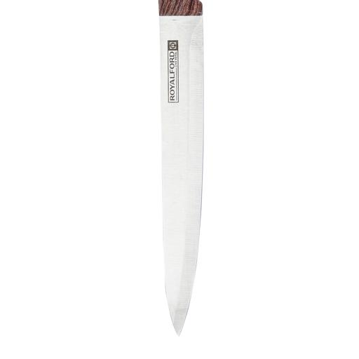 display image 5 for product Royalford 8" Slicer Knife With Wood-Finish Handle - All Purpose Small Kitchen Knife - Ultra Sharp