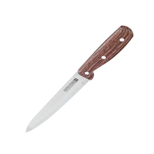 display image 6 for product Royalford 8" Slicer Knife With Wood-Finish Handle - All Purpose Small Kitchen Knife - Ultra Sharp