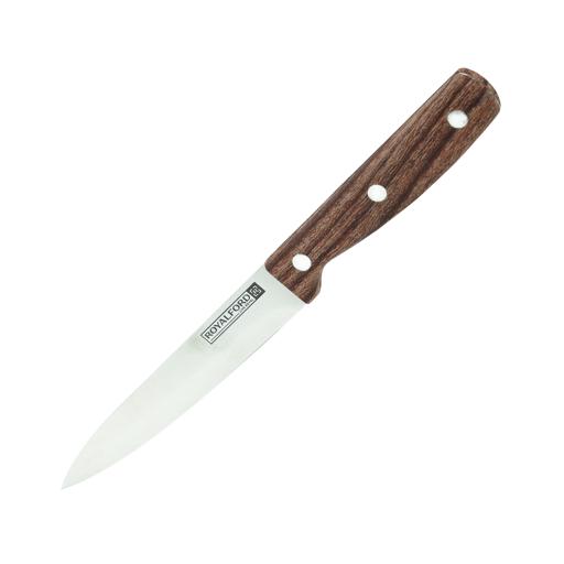 display image 7 for product Royalford 5" Utility Knife With Wooden Finish Handle - All Purpose Small Kitchen Knife