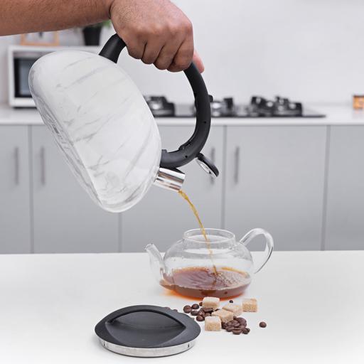 3L New Design Stove Top Stainless Steel Whistling Tea Kettle Tea Pot   Top Seller Induction Bottom - China Kettle and Tea Kettle price