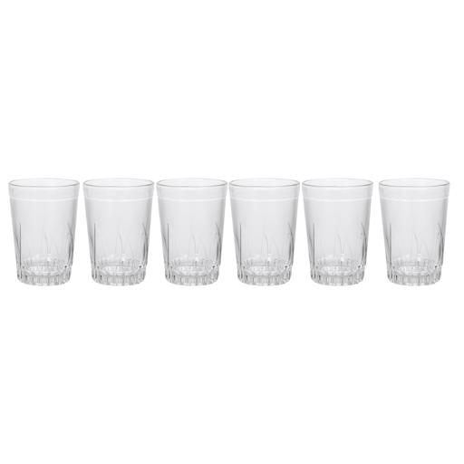 Buy Royalford 6Pcs 230Ml Glass Tumbler - Portable Water Cup Drinking ...