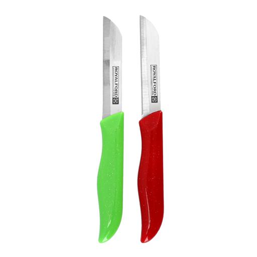 display image 6 for product Royalford 2Pcs Fruit Knife - Stainless Steel Fruit Knife Set Razor Sharp Blades