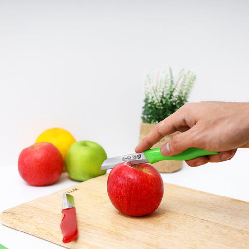display image 2 for product Royalford 2Pcs Fruit Knife - Stainless Steel Fruit Knife Set Razor Sharp Blades