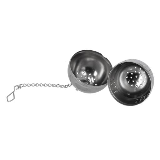 display image 6 for product Royalford Tea Strainer With Chain - Portable 304 Stainless Steel Tea Strainer Mesh With Chain