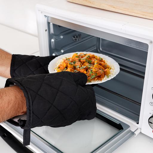 Oven Mitts, Premium Heat Resistant Kitchen Gloves Cotton