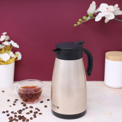 display image 2 for product Royalford 1.2L Coffee Pot - Portable Heat Insulated Thermos For Keeping Hot/Cold Vacuum Insulation