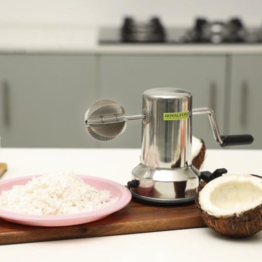 Stainless Steel Vacuum Base Coconut Scraper with Stainless Steel blade  Grater for Kitchen Manual Coconut Scraper Coconut scraper Machine Manual