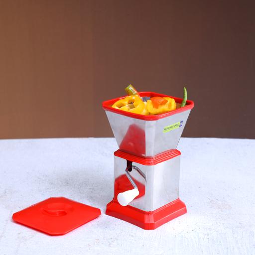 display image 3 for product Royalford Chilly Cutter - Portable Stylish & Durable Design Non-Slip Base, Stainless Steel Rotary