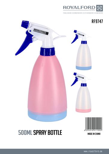 display image 7 for product Spray Bottle, 500ml Leak Proof Trigger Sprayer,  RF9747 | Water Mist Stream Liquid Container | Portable and Durable Transparent Body | Ideal for Salon, Tattooing, Hairdressing