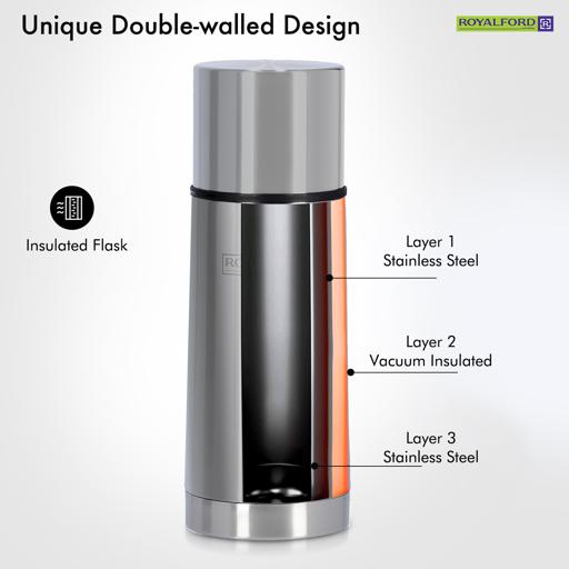 Stainless Steel Vacuum Insulated Thermo Flask, 350 mL