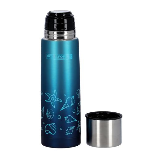 Flat store thermos flask