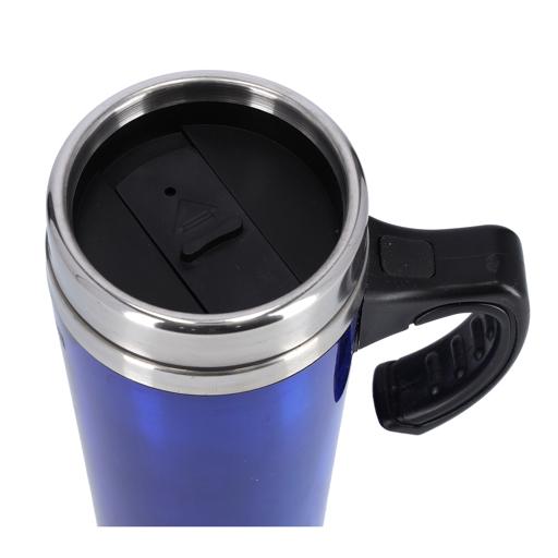 display image 6 for product Royalford 480Ml Travel Double Wall Mug - Coffee Mug Tumbler With Handle & Compact Lid For Travel