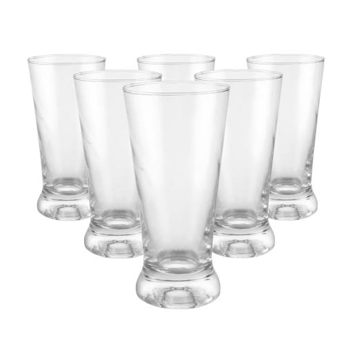 display image 0 for product Royalford 6Pcs 10 Oz Glass Tumbler - Portable Water Cup Drinking Glass