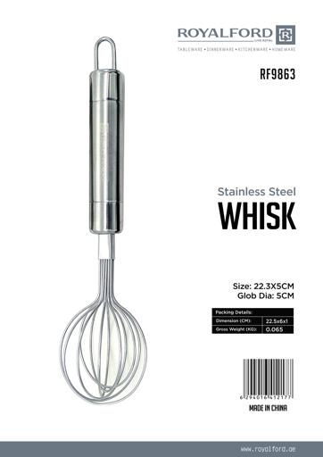 display image 8 for product 22.3X5CM SS Egg Whisk 1x144