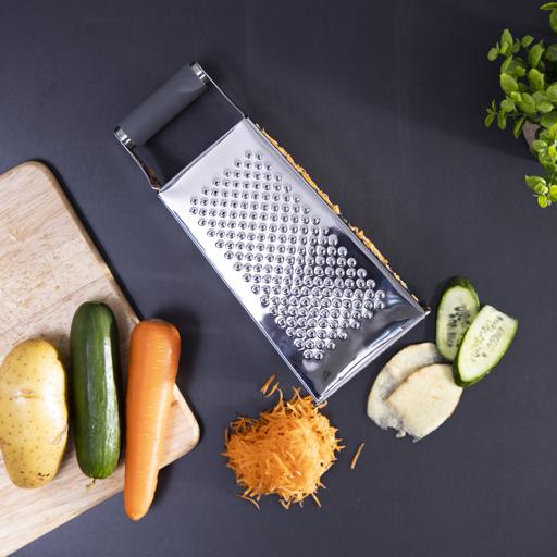 display image 3 for product 4-Sided Grater, 10" Stainless Steel Slicer, RF9865 | Slicer/Chopper/Zester for Vegetables Cheese Chocolate | Kitchen Functions for Coarse, Medium, Micro-Grating/ Zesting/ Slicing