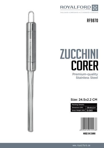 display image 9 for product SS Zucchini Corer 24.5x2.2 CM 1X144