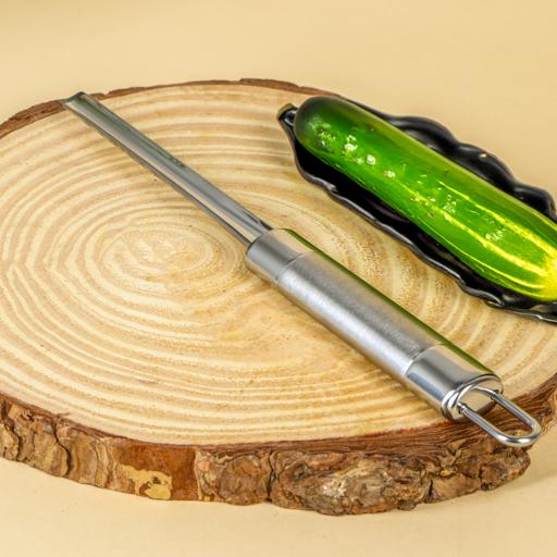 display image 1 for product SS Zucchini Corer 24.5x2.2 CM 1X144